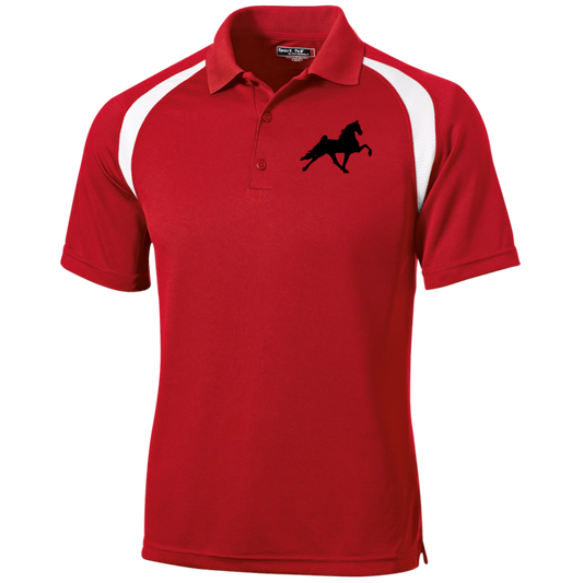 TWH PERFORMANCE STYLE 2 (BLACK) CLOSEOUT - T476 Moisture-Wicking Tag-Free Golf Shirt