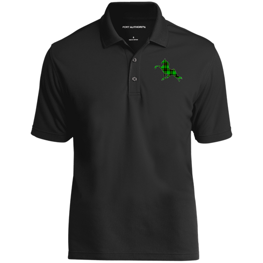 TWH PERFORMANCE GREEN PLAID CLOSEOUT - K110 Dry Zone UV Micro-Mesh Polo