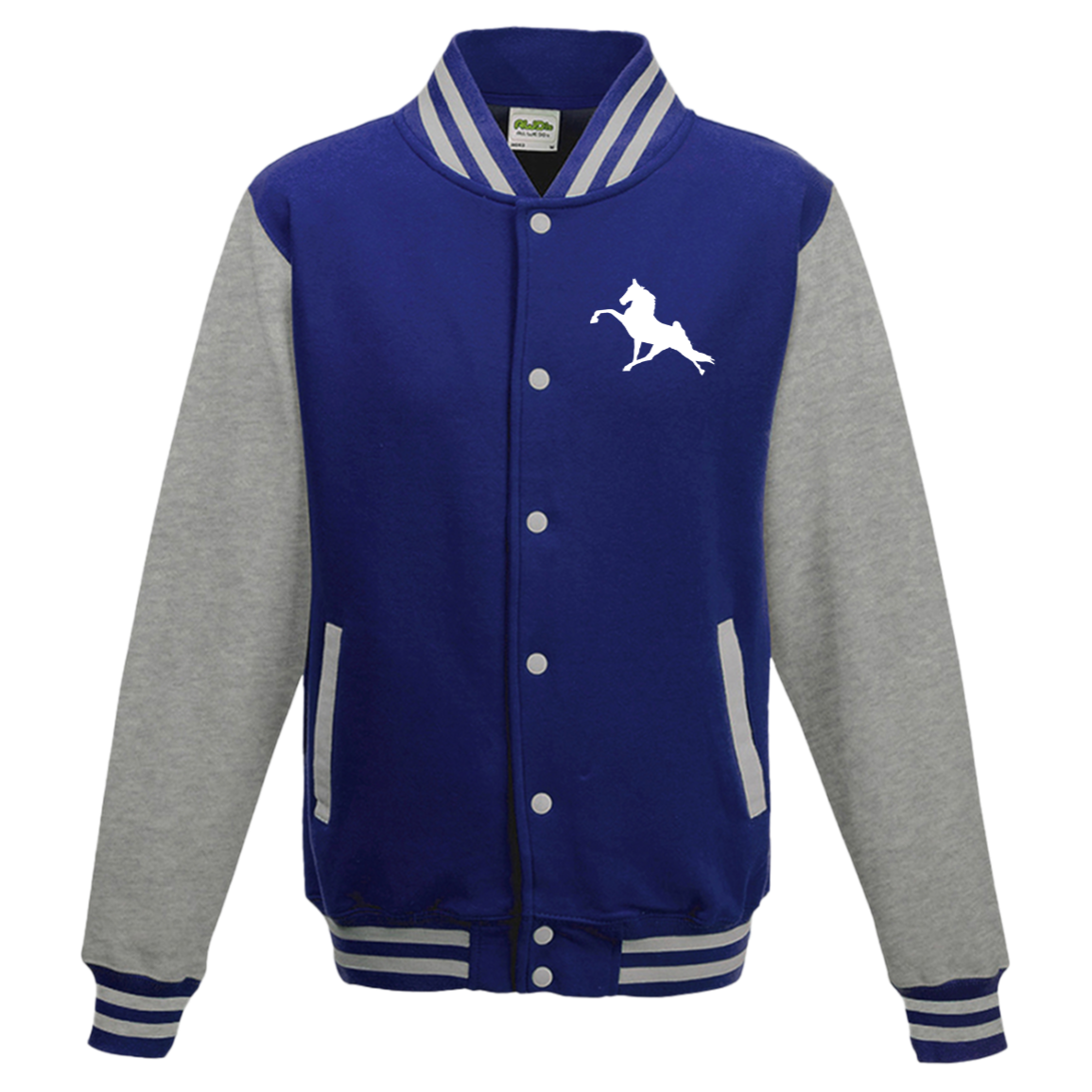 TWH PERFORMANCE (WHITE) JHA043 AWDis Mens Letterman Jacket