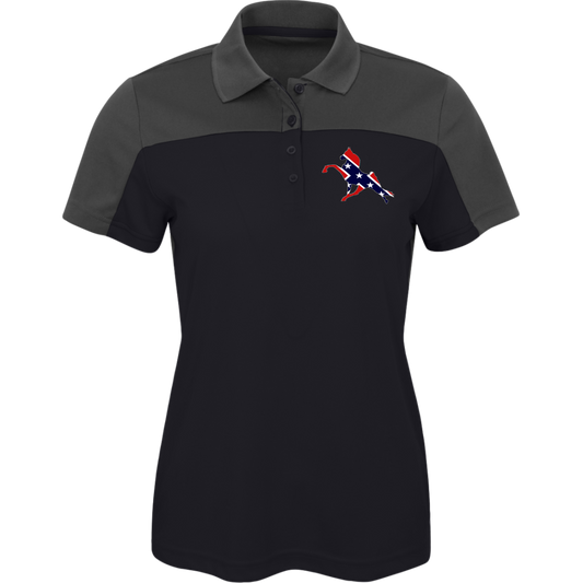 REBEL ON THE RAIL TWH PERFORMANCE CE101W Core 365 Womens Pique Polo