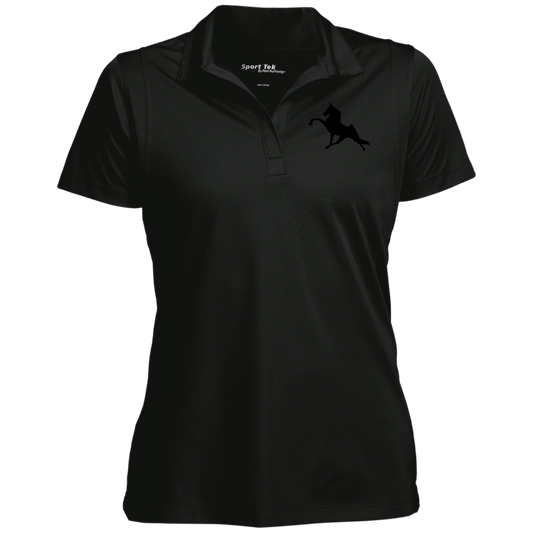 TWH PERFORMANCE (BLACK) CLOSEOUT - LST650 Ladies' Micropique Sport-Wick® Polo